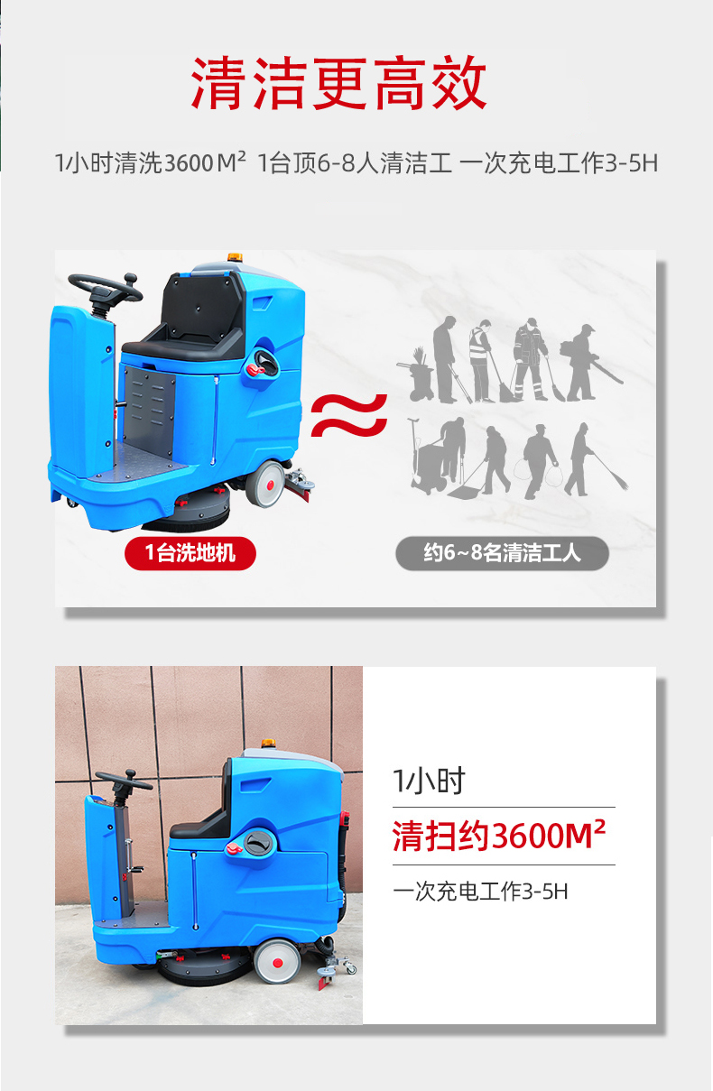 宁河驾驶式洗地机更适合用在高铁站